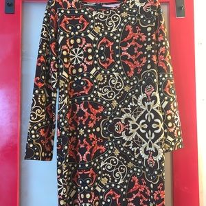 Form Fitting Brown Dress